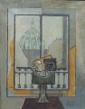 Stillleben devant une fenetre 2 1919 kubistisch